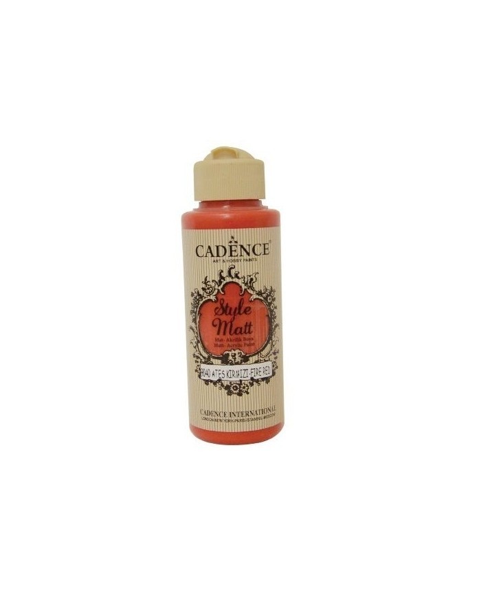 Style Mat Ateş Kırmızı 120 ml - 9040