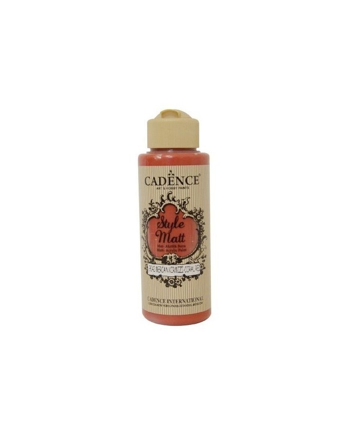 Style Mat Mercan Kırmızı 120 ml - 9042