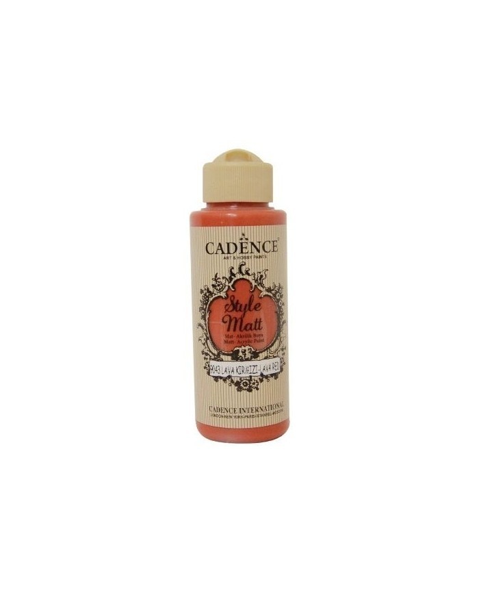 Style Mat Lava Kırmızı 120 ml - 9043