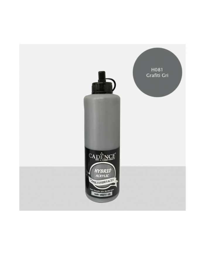 HYBRİT (MULTİ SURFACE) BOYA GRAFITI GRİ 500 ML HH-81