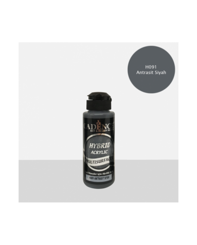 HYBRİT (MULTİ SURFACE) BOYA ANTRASİT SİYAH 120 ML H-091