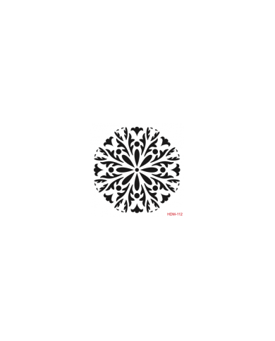 HOME DECOR MİDİ STENCİL 22*22 CM HDM-112