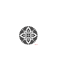 HOME DECOR MİDİ STENCİL 22*22 CM HDM-113