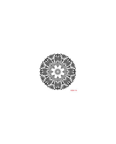 HOME DECOR MİDİ STENCİL 22*22 CM HDM-114