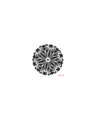 HOME DECOR MİDİ STENCİL 22*22 CM HDM-116