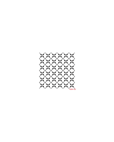 HOME DECOR MİDİ STENCİL 22*22 CM HDM-150