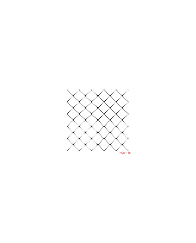 HOME DECOR MİDİ STENCİL 22*22 CM HDM-158