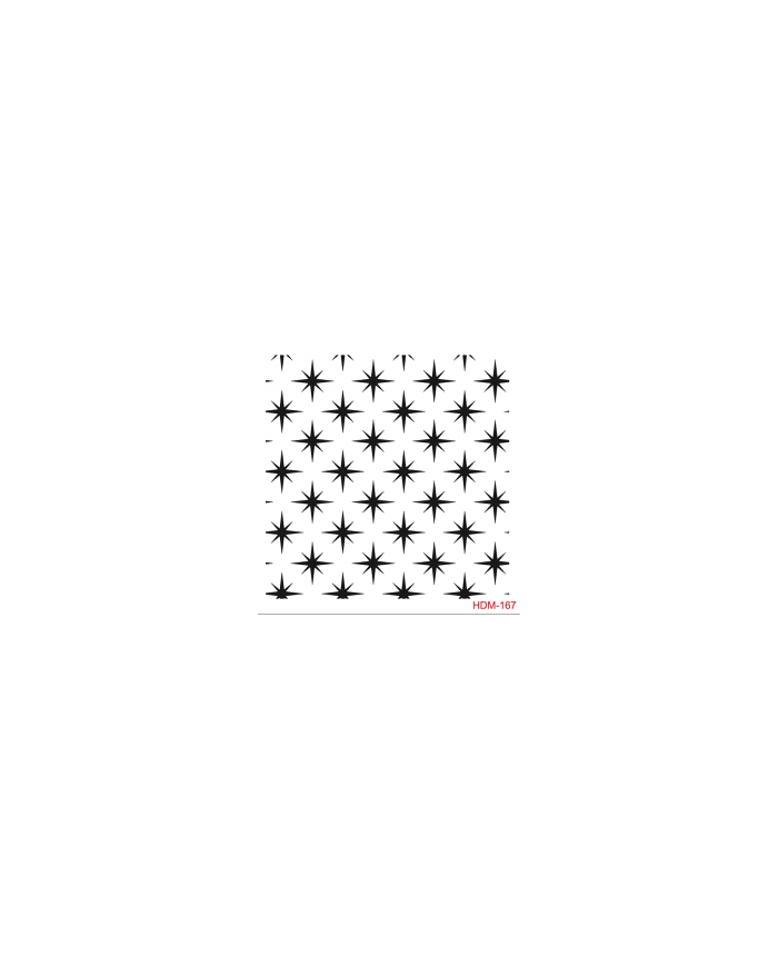 HOME DECOR MİDİ STENCİL 22*22 CM HDM-167