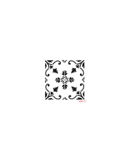 HOME DECOR MİDİ STENCİL 22*22 CM HDM-177