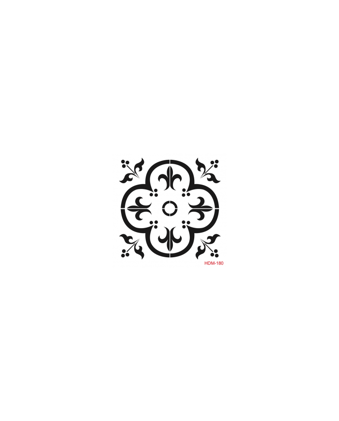 HOME DEKOR FAYANS MODEL STENCİL 22*22 CM HDM-180