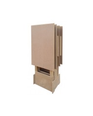 SP7 4'LÜ DİKDÖRTGEN SEHPA AHŞAP OBJE