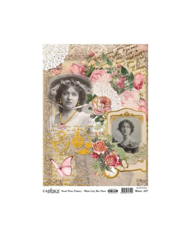 DESENLİ VARAK PİRİNÇ DEKUPAJ 29*42 MODEL 007