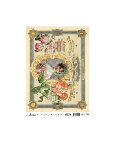 DESENLİ VARAK PİRİNÇ DEKUPAJ 29*42 MODEL 008