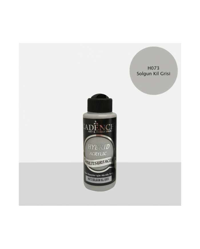HYBRİT (MULTİ SURFACE) BOYA SOLGUN KİL GRİSİ 120 ML H-073