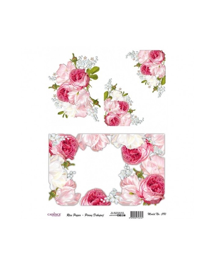 PİRİNÇ DEKOPAJ 29*42 CM MODEL 590