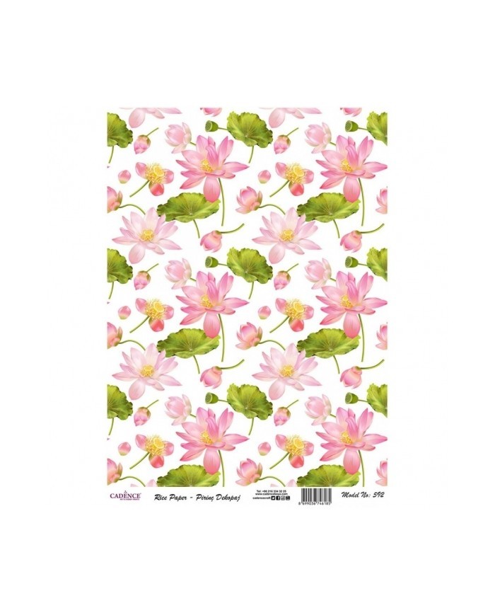 PİRİNÇ DEKOPAJ KAĞITLARI 29*42 CM MODEL 592