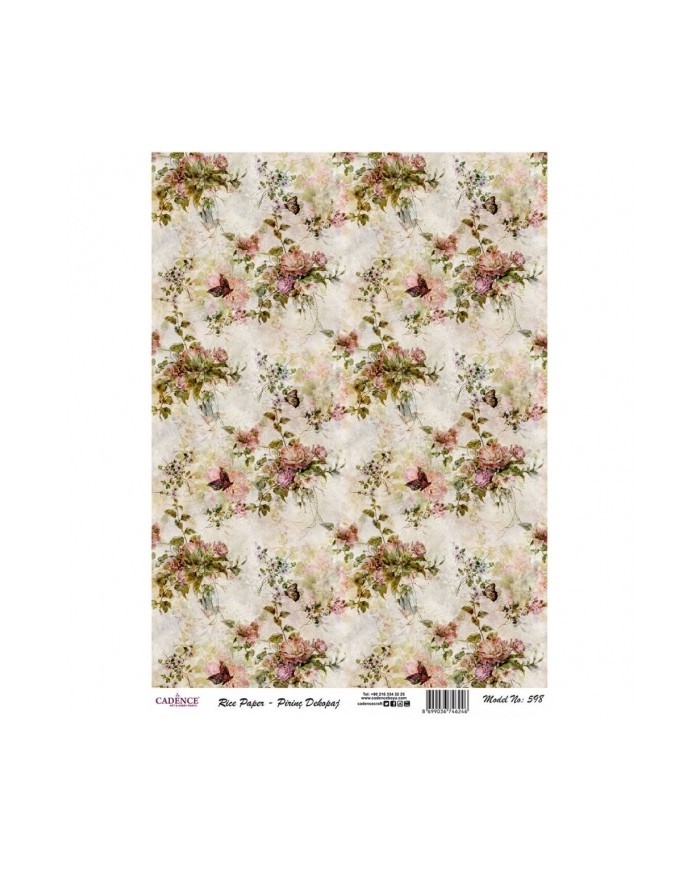 PİRİNÇ DEKOPAJ 29*42 CM MODEL 598