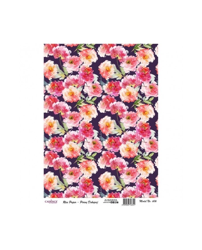 PİRİNÇ DEKOPAJ 29*42 CM MODEL 606