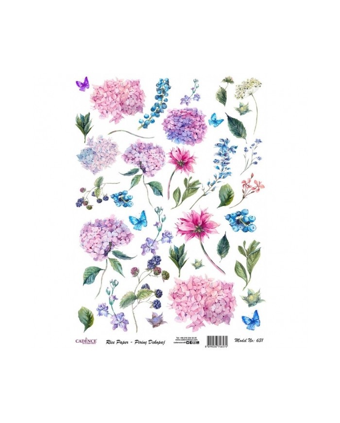 PİRİNÇ DEKOPAJ 29*42 CM MODEL 631