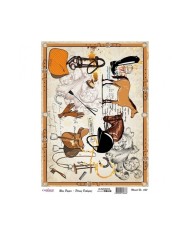 PİRİNÇ DEKOPAJ 29*42 CM MODEL 640