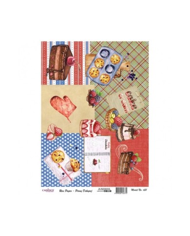 PİRİNÇ DEKOPAJ 29*42 CM MODEL 651