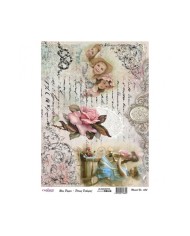 PİRİNÇ DEKOPAJ 29*42 CM MODEL 654