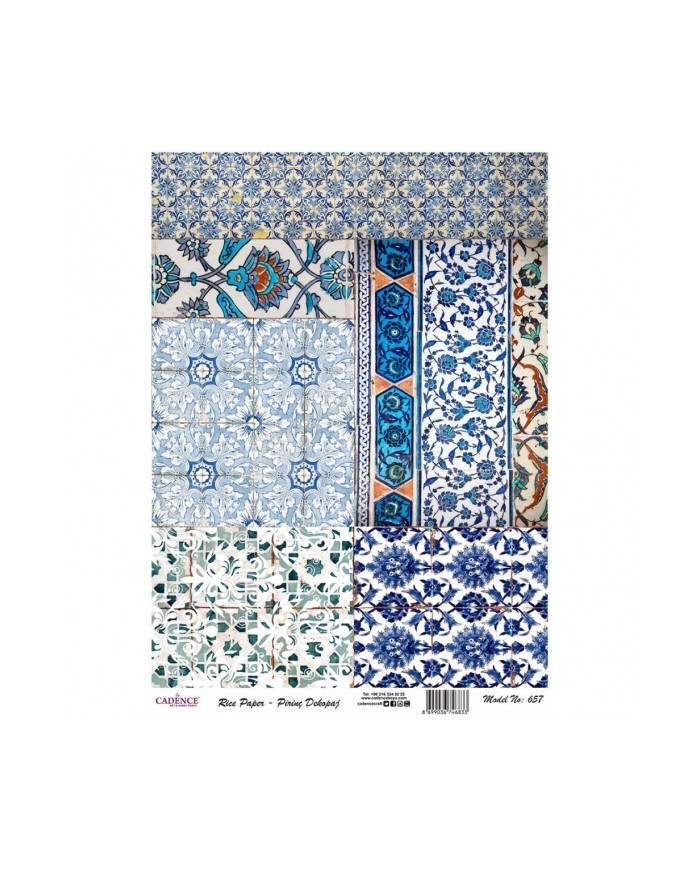 PİRİNÇ DEKOPAJ 29*42 CM MODEL 657