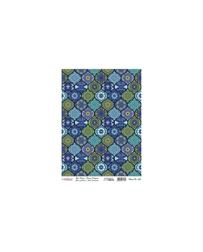 PİRİNÇ DEKOPAJ 29*42 CM  MODEL 665