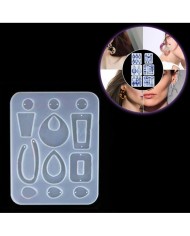 EPOKSİ REÇİNE SİLİKON KALIP - ÇOKLU KÜPE - 211