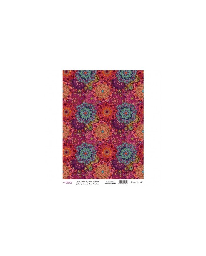 PİRİNÇ DEKOPAJ 29*42 CM MODEL 671