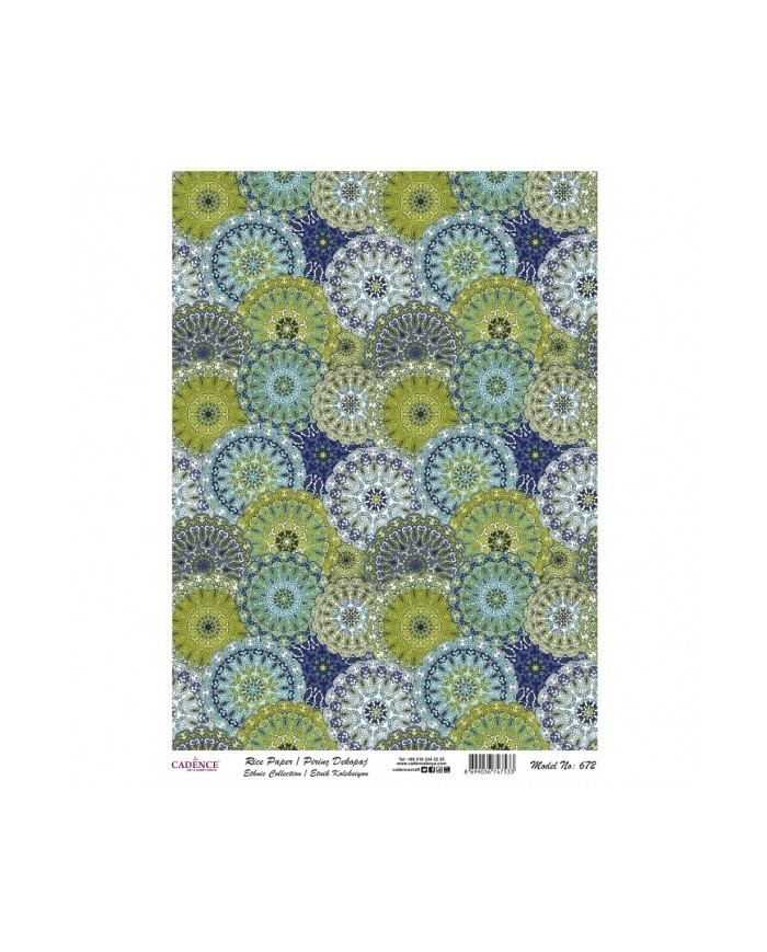 PİRİNÇ DEKOPAJ 29*42 CM MODEL 672