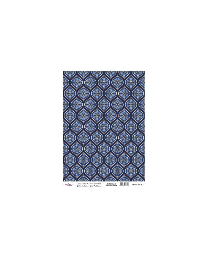 PİRİNÇ DEKOPAJ 29*42 CM MODEL 677