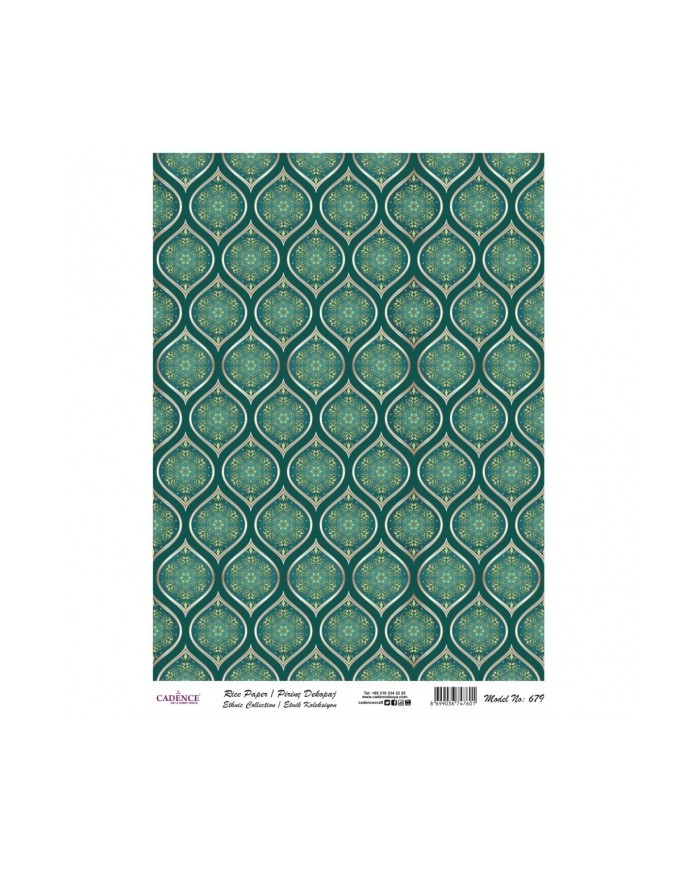 PİRİNÇ DEKOPAJ 29*42 CM MODEL 679