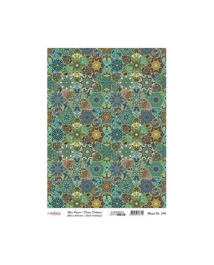 PİRİNÇ DEKOPAJ 29*42 CM MODEL 694