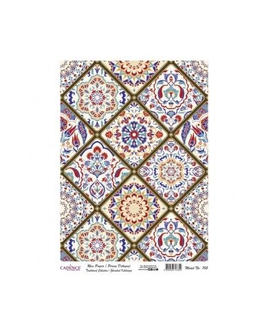 PİRİNÇ DEKOPAJ 29*42 CM MODEL 705