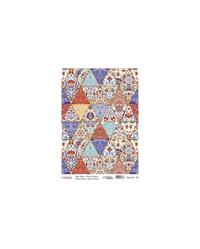 PİRİNÇ DEKOPAJ 29*42 CM MODEL 707