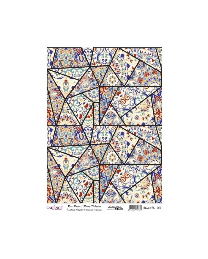 PİRİNÇ DEKOPAJ 29*42 CM MODEL 709