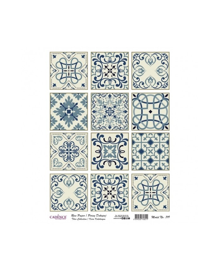 PİRİNÇ DEKOPAJ 29*42 CM MODEL 719