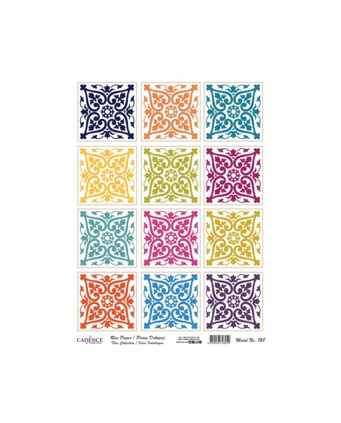 PİRİNÇ DEKOPAJ 29*42 CM MODEL 728