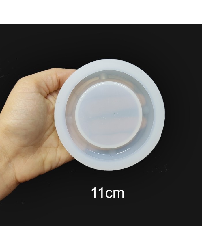 Tek Kişilik Efkar Küllüğü Beton ve Reçine Epoksi Yuvarlak 11cm -Kod:243