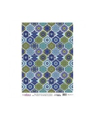 DESENLİ GÜMÜŞ VARAK PİRİNÇ DEKOPAJ 30*42 CM MODEL 017