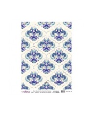 DESENLİ GÜMÜŞ VARAK PİRİNÇ DEKOPAJ 30*42 CM MODEL 034