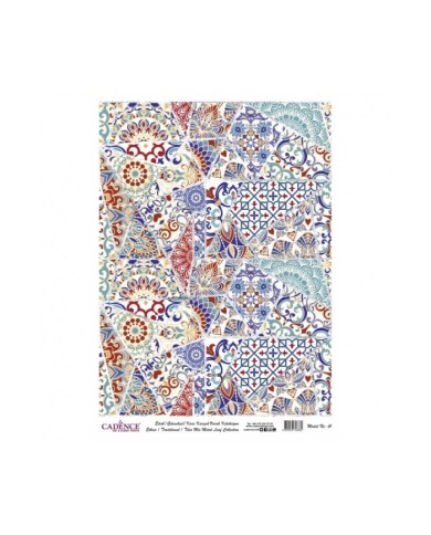 DESENLİ GÜMÜŞ VARAK PİRİNÇ DEKOPAJ 30*42 CM MODEL 041