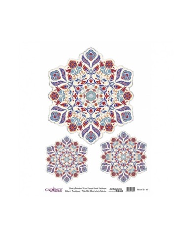 DESENLİ GÜMÜŞ VARAK PİRİNÇ DEKOPAJ 30*42 CM MODEL 043