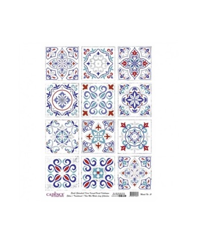 DESENLİ GÜMÜŞ VARAK PİRİNÇ DEKOPAJ 30*42 CM MODEL 051