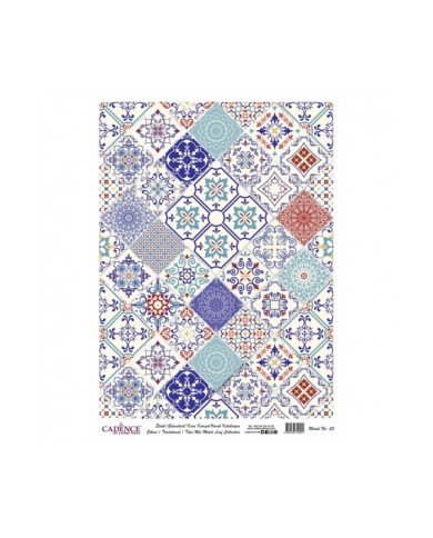 DESENLİ GÜMÜŞ VARAK PİRİNÇ DEKOPAJ 30*42 CM MODEL 053