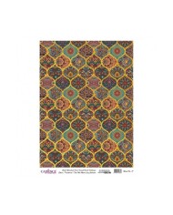 DESENLİ ALTIN VARAK PİRİNÇ DEKOPAJ 30*42 CM MODEL 019