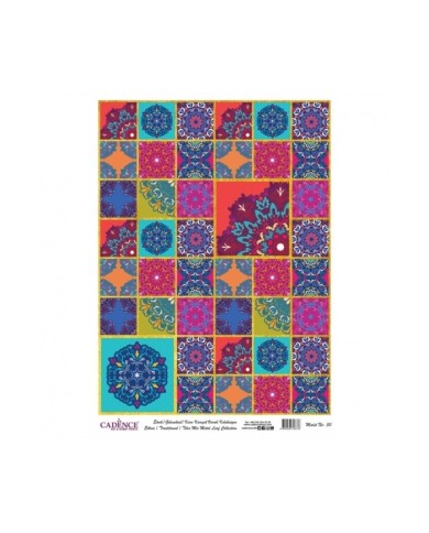 DESENLİ ALTIN VARAK PİRİNÇ DEKOPAJ 30*42 CM MODEL 030