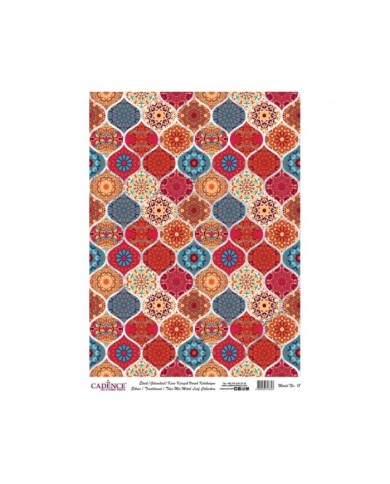 DESENLİ GÜMÜŞ VARAK PİRİNÇ DEKOPAJ 30*42 CM MODEL 018