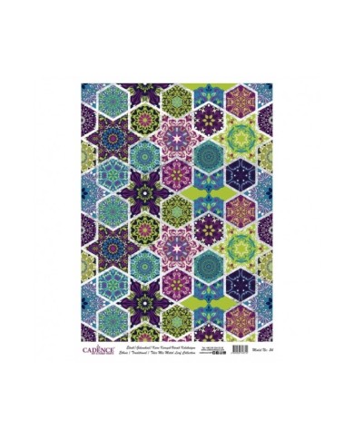 DESENLİ GÜMÜŞ VARAK PİRİNÇ DEKOPAJ 30*42 CM MODEL 024